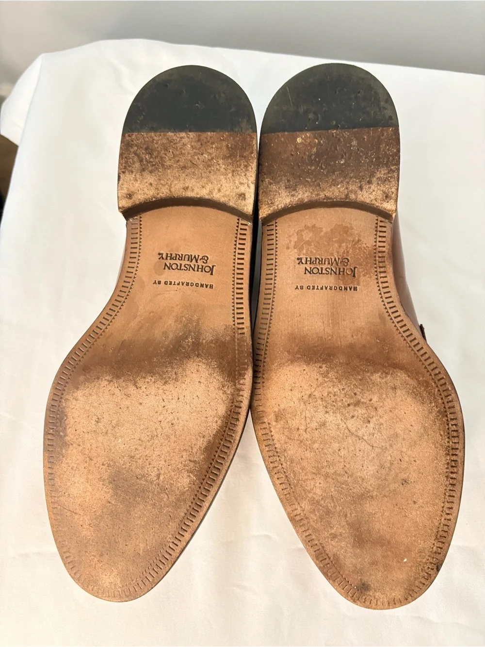 : Johnston & Murphy Italian Leather Tassel Loafers 8.5 M